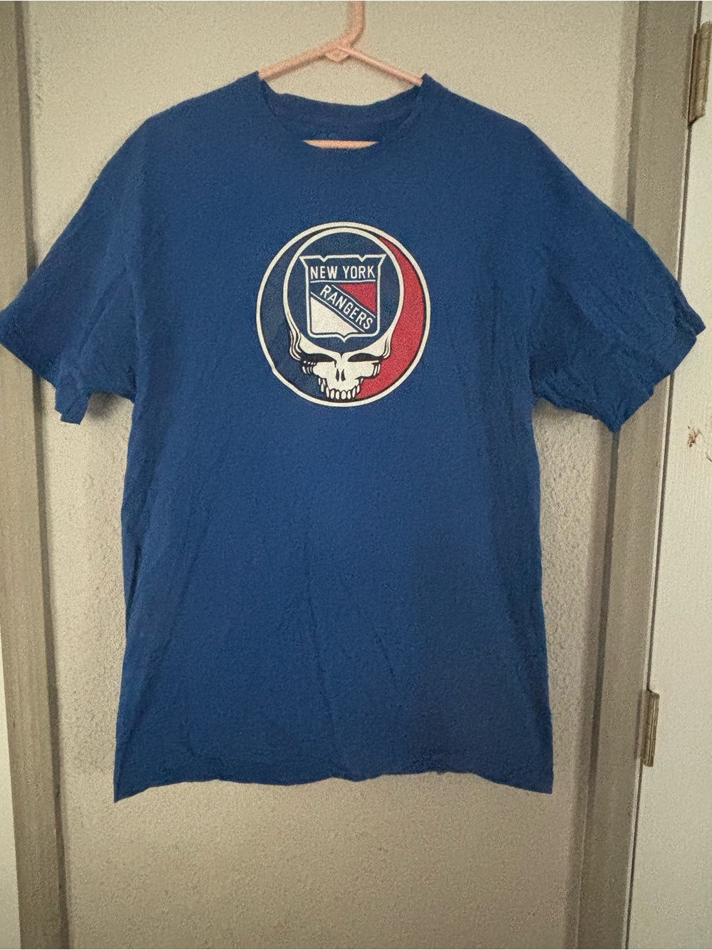 GratefulDead - NY Rangers Stealie Feel like a Stranger XL